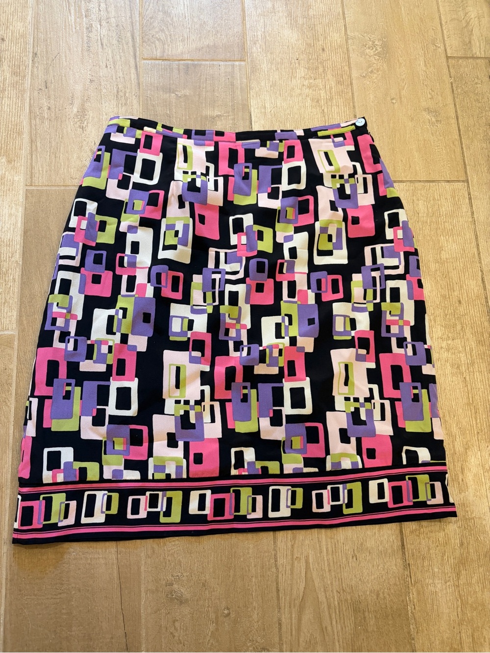 Y2K Geometric Skirt Size 4